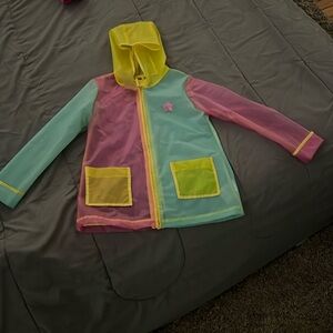 Super Cute Little Girls Raincoat Size 6